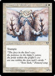 Iron Tusk Elephant - Mirage