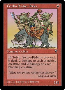 Goblin Swine-Rider - Visions