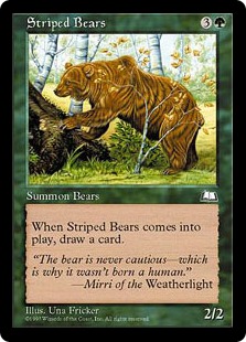 Striped Bears - Weatherlight