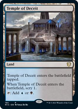 Temple of Deceit - Innistrad: Midnight Hunt Commander
