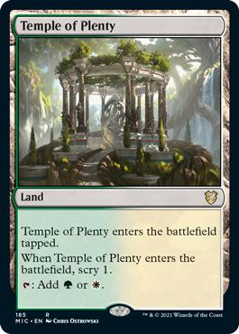 Temple of Plenty - Innistrad: Midnight Hunt Commander
