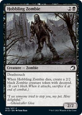 Hobbling Zombie - Innistrad: Midnight Hunt