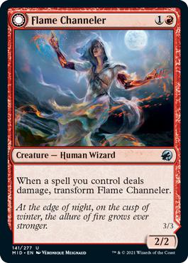 Flame Channeler -> Embodiment of Flame - Innistrad: Midnight Hunt