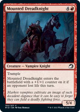Mounted Dreadknight - Innistrad: Midnight Hunt