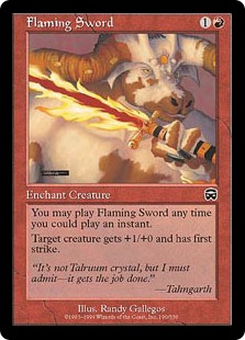 Flaming Sword - Mercadian Masques