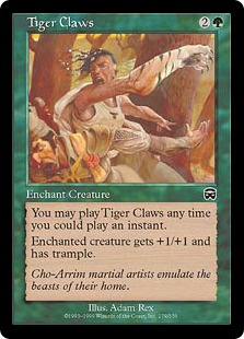 Tiger Claws - Mercadian Masques