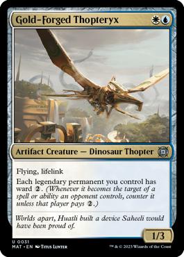 Gold-Forged Thopteryx - March of the Machine: The Aftermath