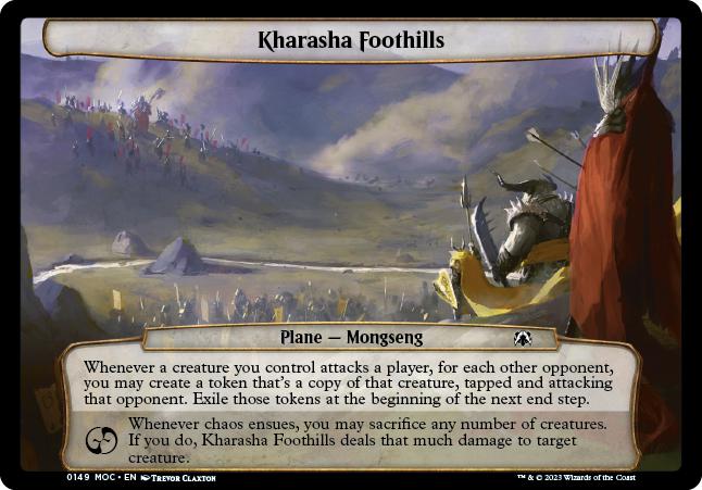 Kharasha Foothills - March of the Machine Commander