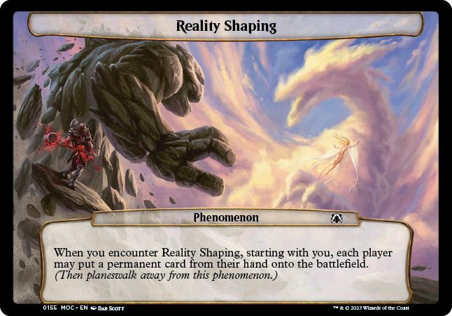 Reality Shaping - March of the Machine Commander