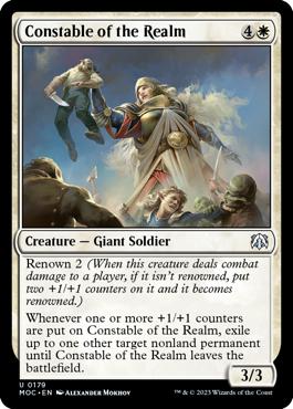 Constable of the Realm - March of the Machine Commander