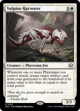 Vulpine Harvester - March of the Machine Commander