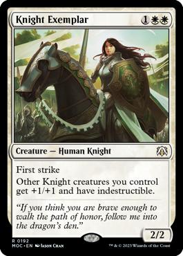 Knight Exemplar - March of the Machine Commander