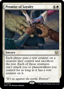 Promise of Loyalty - March of the Machine Commander