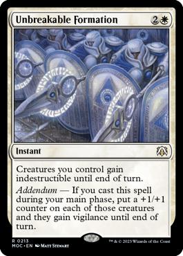 Unbreakable Formation - March of the Machine Commander