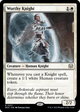 Worthy Knight - March of the Machine Commander