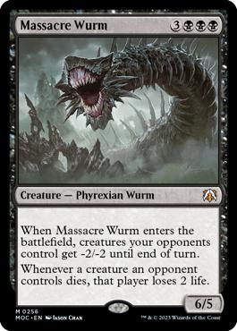 Massacre Wurm - March of the Machine Commander