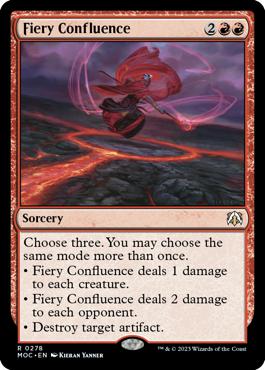 Fiery Confluence - March of the Machine Commander