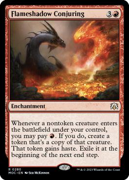 Flameshadow Conjuring - March of the Machine Commander