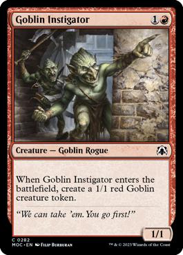 Goblin Instigator - March of the Machine Commander