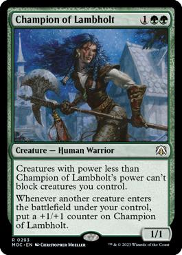 Champion of Lambholt - March of the Machine Commander
