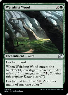 Weirding Wood - March of the Machine Commander