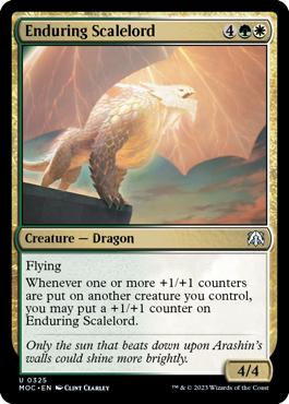 Enduring Scalelord - March of the Machine Commander