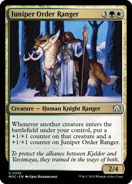 Juniper Order Ranger - March of the Machine Commander