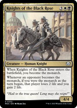 Knights of the Black Rose - March of the Machine Commander