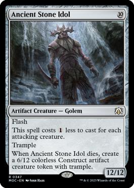 Ancient Stone Idol - March of the Machine Commander