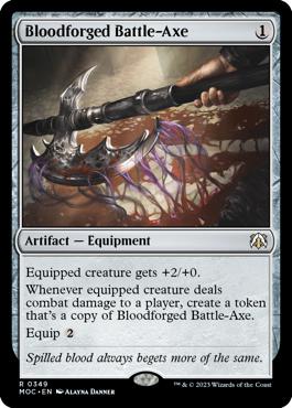 Bloodforged Battle-Axe - March of the Machine Commander