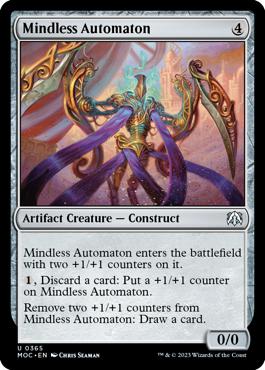 Mindless Automaton - March of the Machine Commander