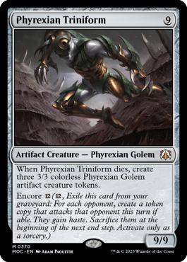 Phyrexian Triniform - March of the Machine Commander
