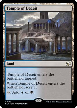 Temple of Deceit - March of the Machine Commander