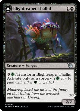 Blightreaper Thallid -> Blightsower Thallid - March of the Machine