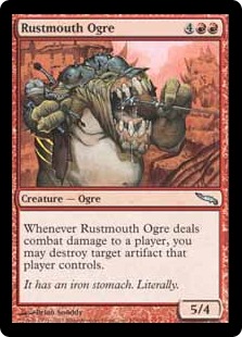 Rustmouth Ogre - Mirrodin