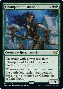 Champion of Lambholt - Kamigawa: Neon Dynasty Commander