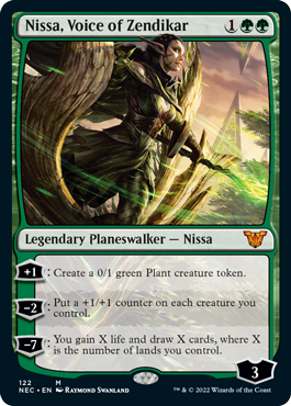 Nissa, Voice of Zendikar - Kamigawa: Neon Dynasty Commander