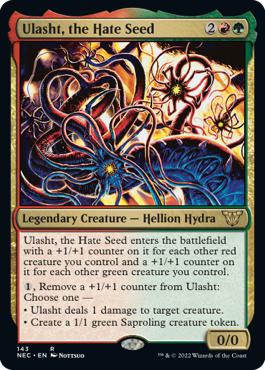 Ulasht, the Hate Seed - Kamigawa: Neon Dynasty Commander