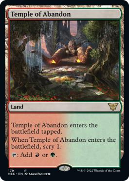 Temple of Abandon - Kamigawa: Neon Dynasty Commander