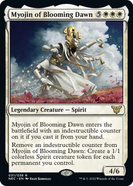 Myojin of Blooming Dawn - Kamigawa: Neon Dynasty Commander