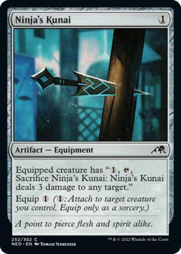 Ninja's Kunai - Kamigawa: Neon Dynasty