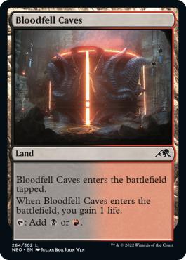 Bloodfell Caves - Kamigawa: Neon Dynasty