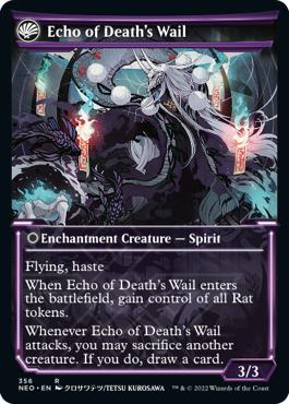 Echo of Death's Wail - Kamigawa: Neon Dynasty