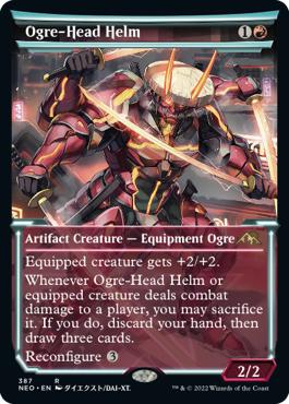 Ogre-Head Helm - Kamigawa: Neon Dynasty