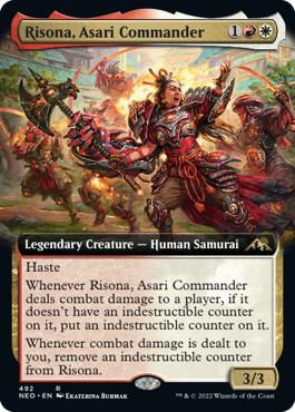Risona, Asari Commander - Kamigawa: Neon Dynasty