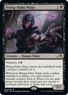Biting-Palm Ninja - Kamigawa: Neon Dynasty