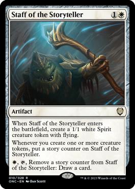 Staff of the Storyteller - Phyrexia: All Will Be One Commander