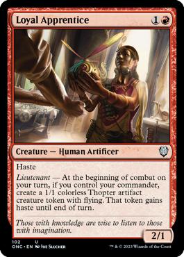 Loyal Apprentice - Phyrexia: All Will Be One Commander