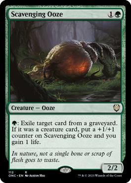 Scavenging Ooze - Phyrexia: All Will Be One Commander