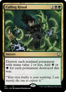 Culling Ritual - Phyrexia: All Will Be One Commander